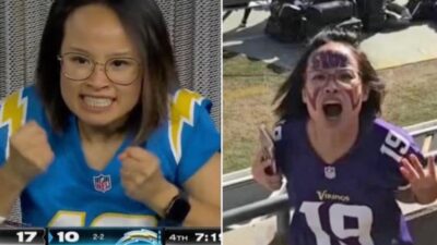 Viral Chargers Fan Explains Vikings Picture Circulating The Web Tmspn