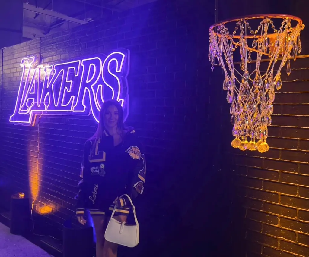 Jenna Barber at Crypto.com Arena in May 2023.