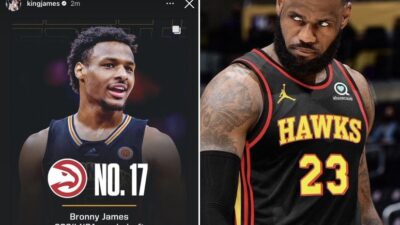 ESPN's latest 2024 NBA mock draft has Bronny James Jr. going No. 17 overall  to the Atlanta Hawks. When will Bronny be drafted? 