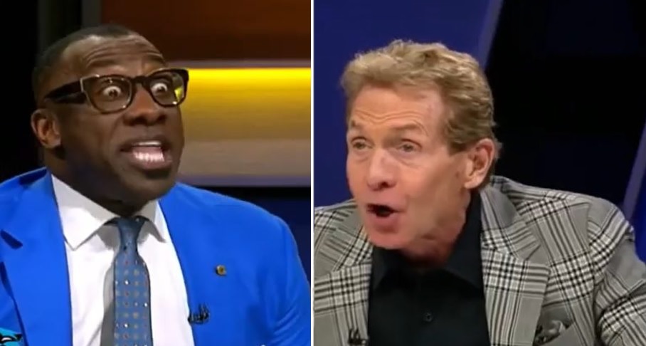 Shannon Sharpe Tearfully Says Goodbye To Skip Bayless On Final ...