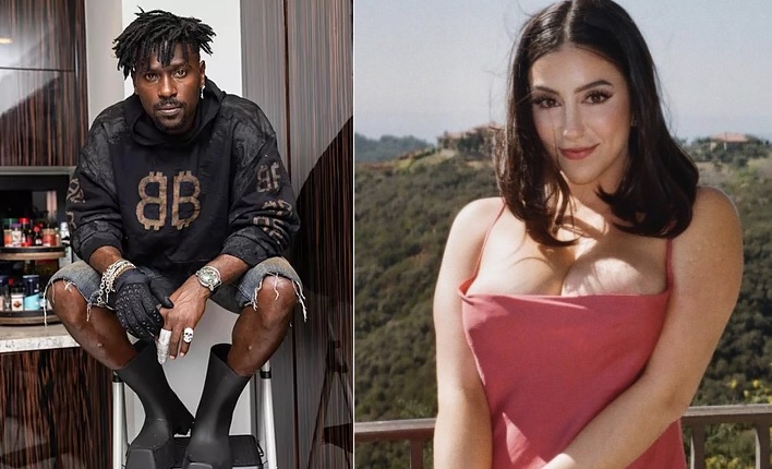 Antonio Brown Shoots His Shot At Lena The Plug By Asking Permission From  Husband - Daily Snark