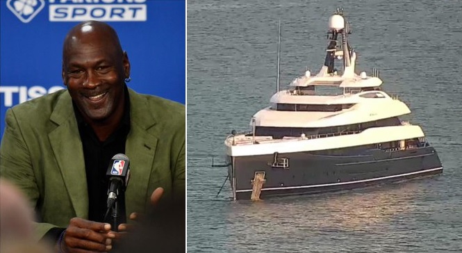 Michael Jordan and Wife Yvette Living That Yacht Life - TMSPN