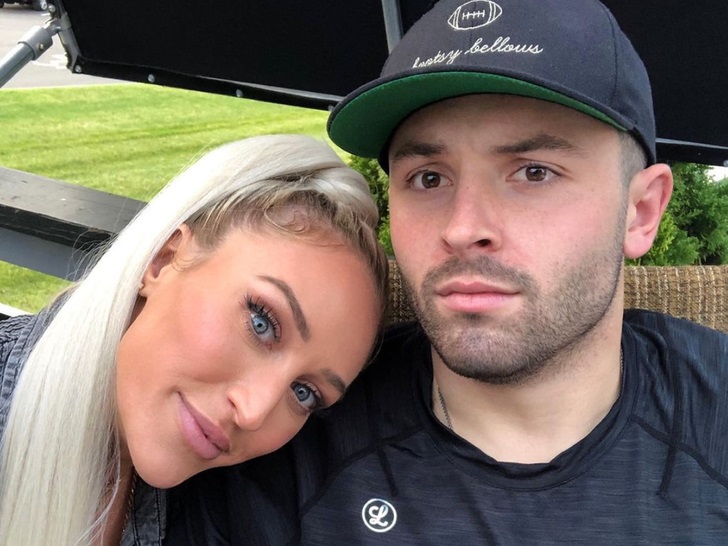 Baker Mayfield, wife Emily, file petition against family's