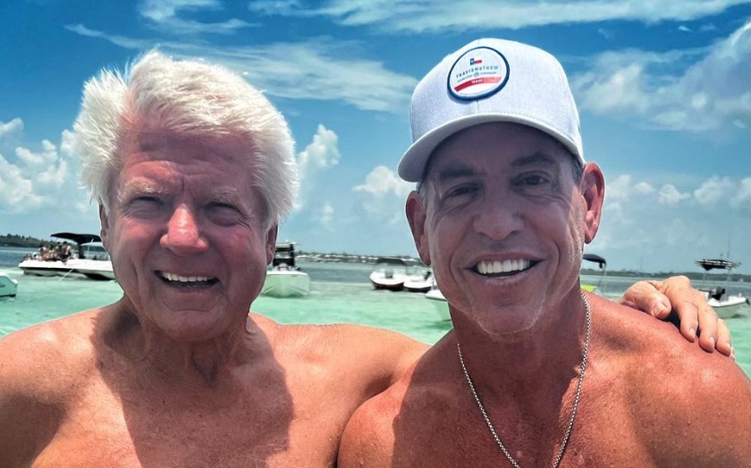 Shirtless Troy Aikman Shows Off Jacked Body While Wake Surfing - Tmspn