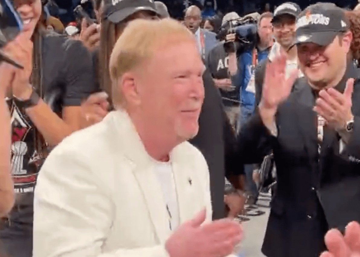 Mark Davis Got Clowned For Cringe Dance Moves After His Las Vegas Aces