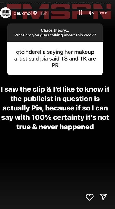 QTCinderella leaked information about Travis Kelce and Taylor