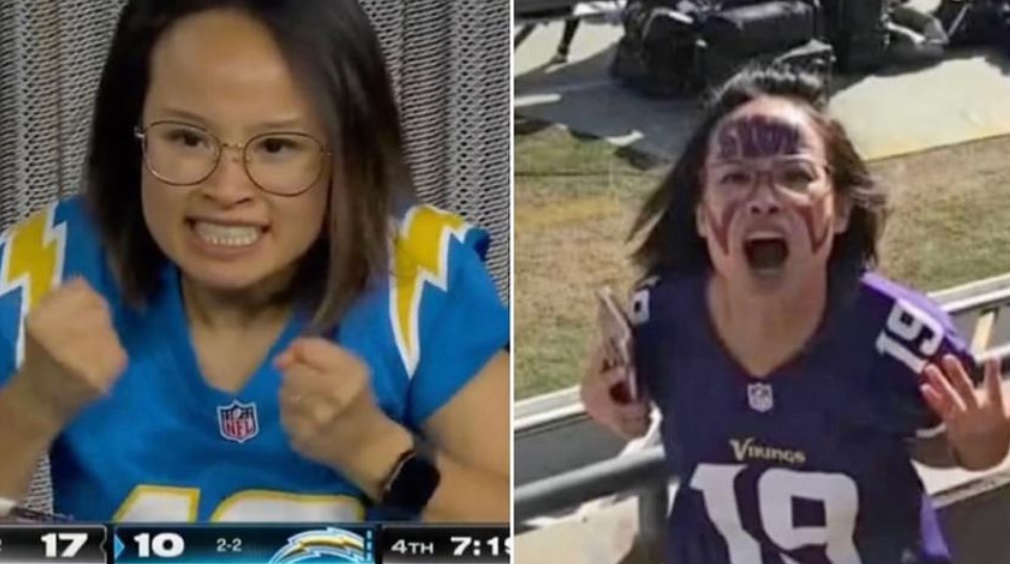 Viral Chargers Fan Explains Vikings Picture Circulating the Web - TMSPN