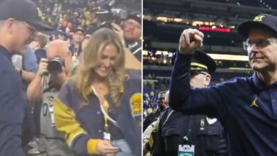 Jim Harbaugh’s Daughter Grace Goes Viral After Michigan Wins Big 10 ...