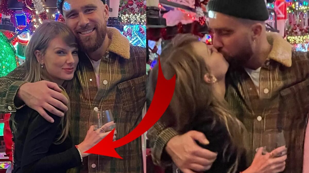 Taylor Swift Wears Gold Friendship Bracelet With Travis Kelce's Pet ...