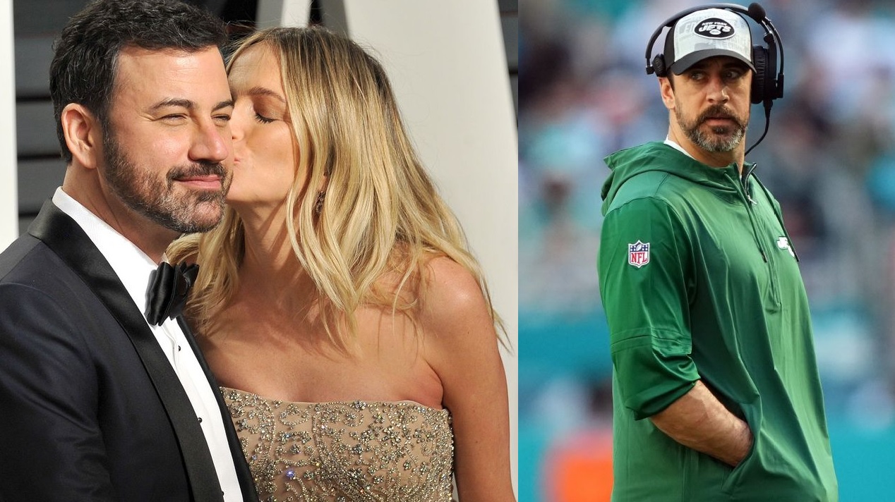 Jimmy Kimmel’s Wife Reacts To Aaron Rodgers Epstein Island Allegations