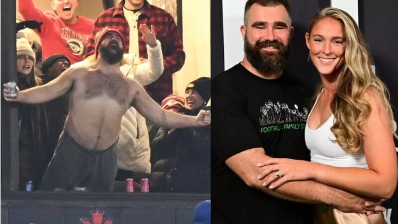 Jason Kelce Says Wife Kylie Kelce Was Not ‘happy He Went Shirtless Tmspn