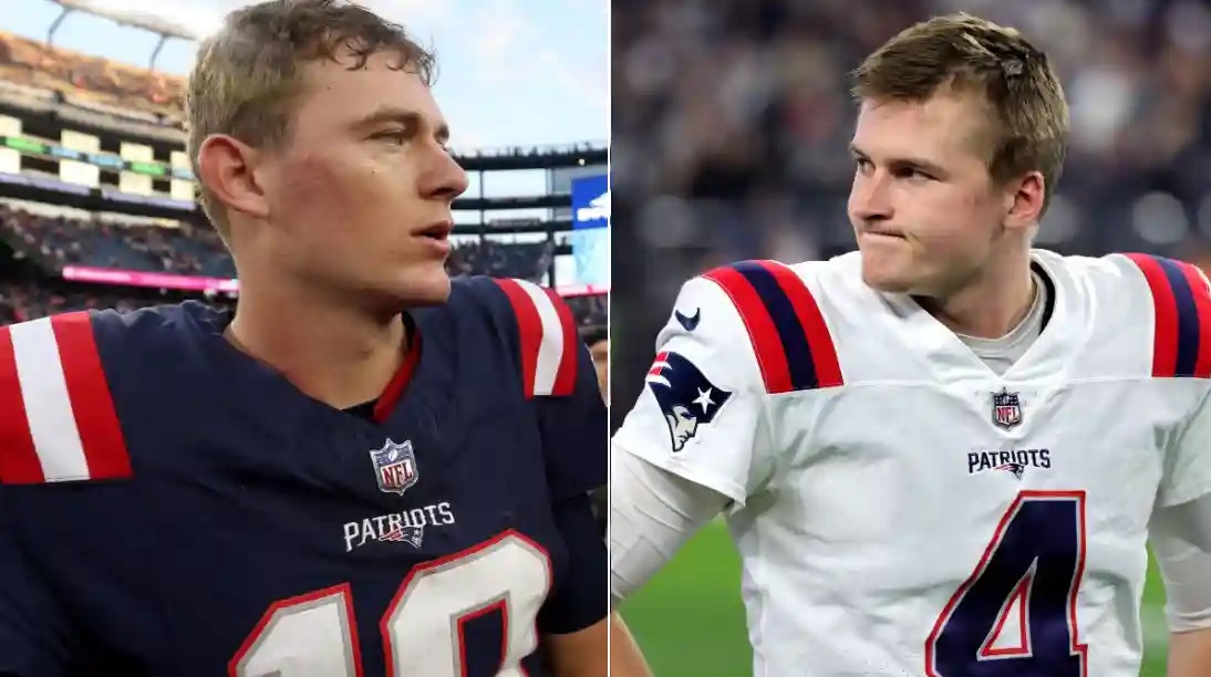 Patriots QB's Mac Jones And Bailey Zappe 'Hardly Talk' Amid Reports ...