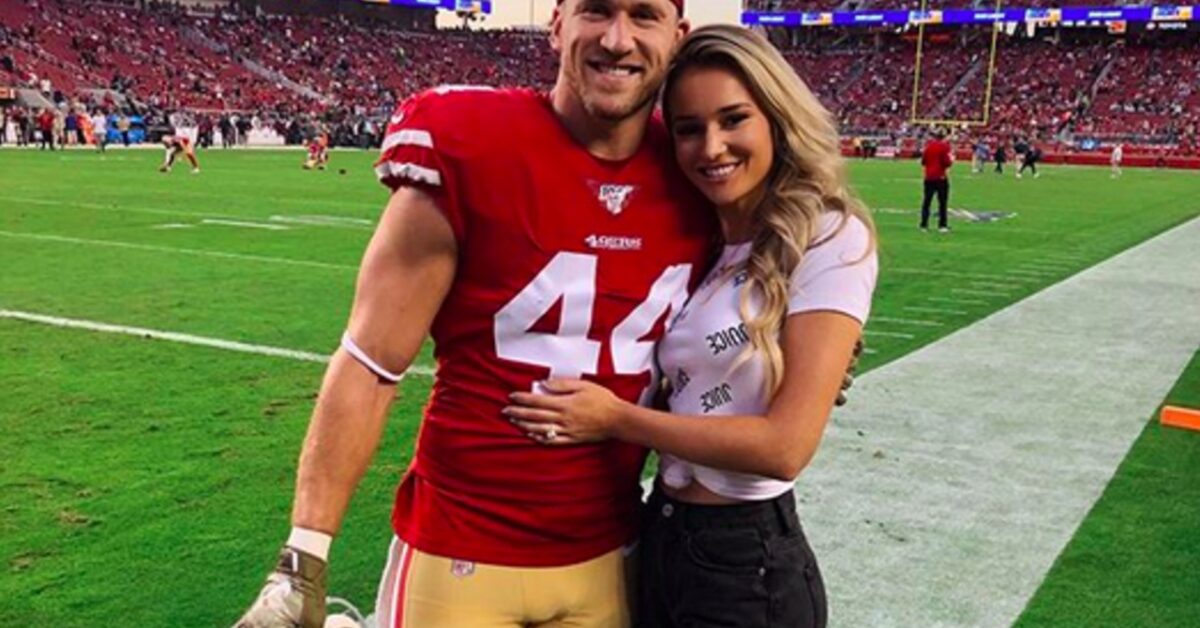 Niners WAG Kyle Juszczyk and Her Husband React To Taylor Swift Wearing ...