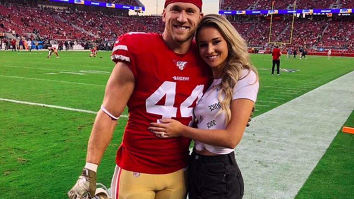 Niners WAG Kyle Juszczyk and Her Husband React To Taylor Swift Wearing ...