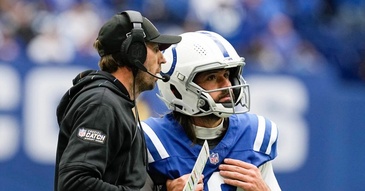 Colts Coach Shane Steichen Seemingly Blamed Gardner Minshew For Loss ...