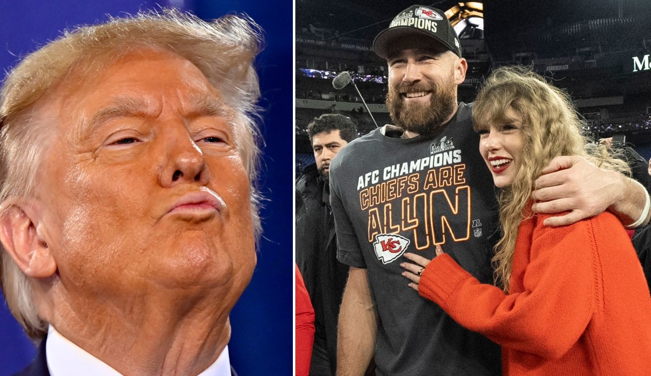 Donald Trump Sends Message to 'Liberal' Travis Kelce and Taylor Swift