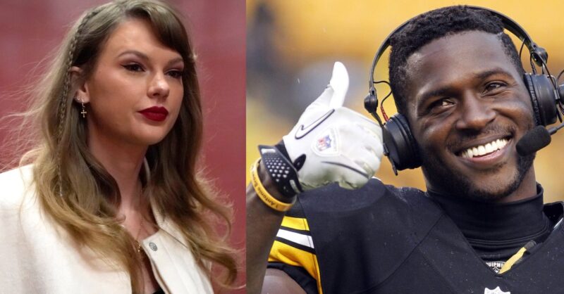 Travis Kelce and Taylor Swift Are Trolled by Antonio Brown Over a ...