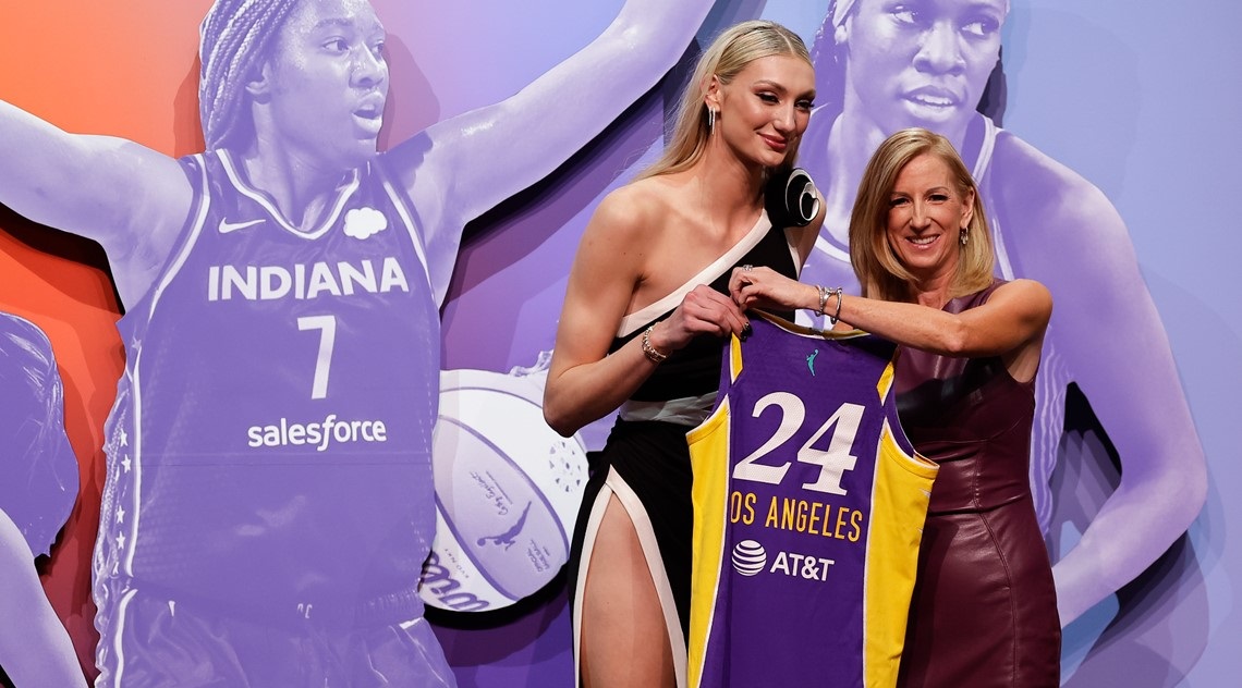 WNBA Star Cameron Brink, Sparks Teammates Turn Heads At Los Angeles