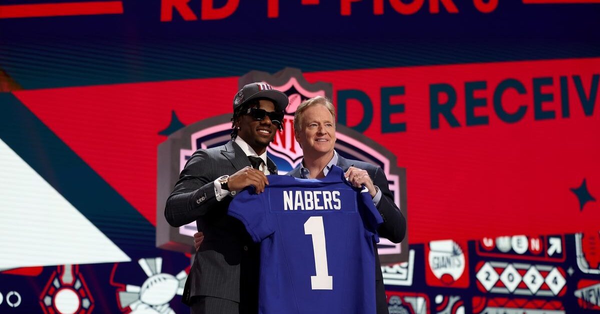 New York Giants Rookie Malik Nabers Rips Team's New Throwback Uniforms