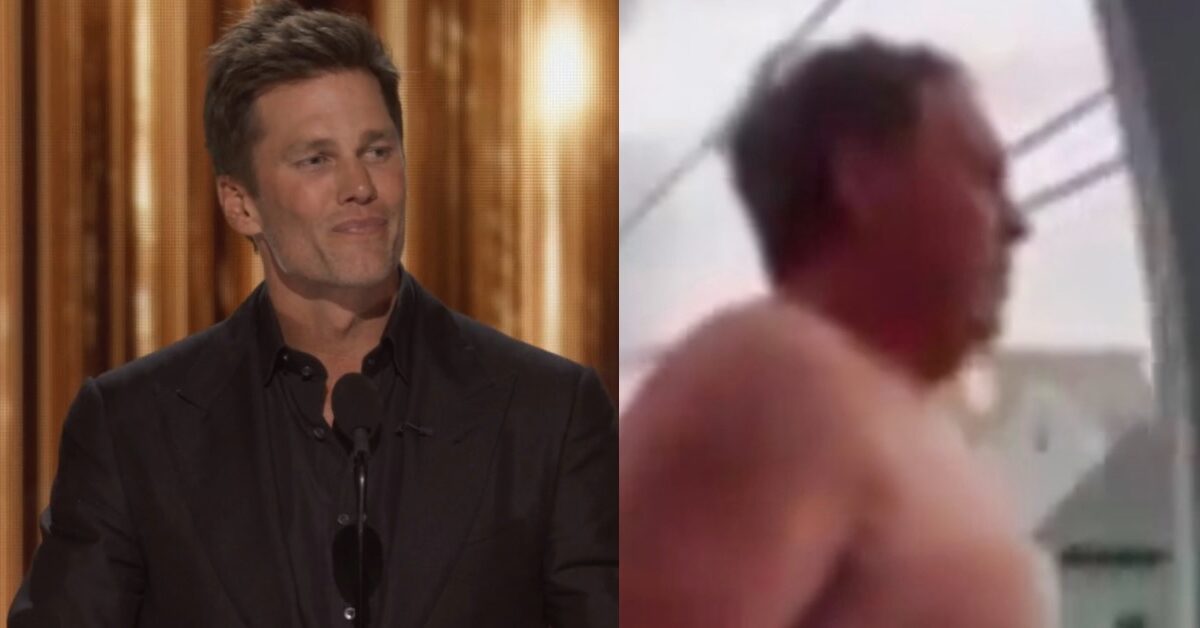 Tom Brady Roasted Bill Belichick By Bringing Up His Alleged Shirtless Booty Call Video During